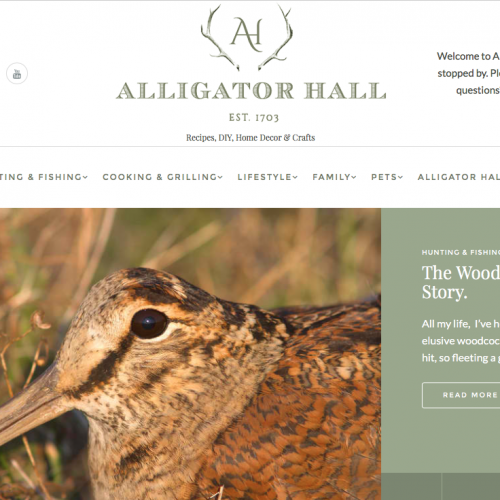 Sara Sanford’s Alligator Hall Web Design| Recipes, DIY, Home Decor & Crafts