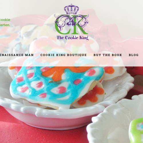 The Cookie King | A Lifetime Journey of Cookie Baking Web Design | PickleJuice Productions