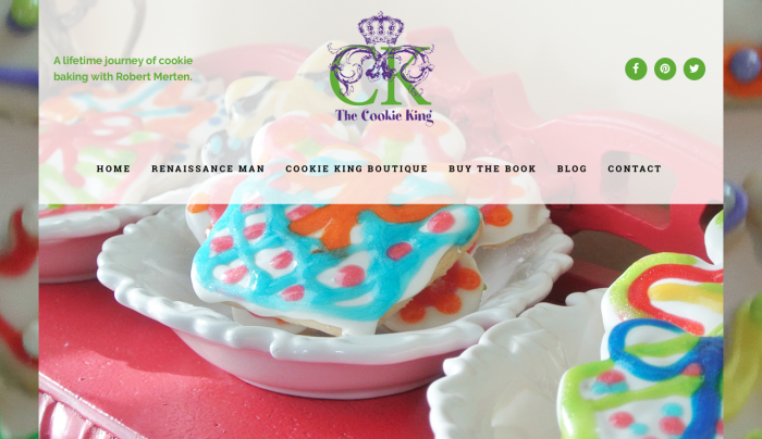 The Cookie King | A Lifetime Journey of Cookie Baking Web Design | PickleJuice Productions