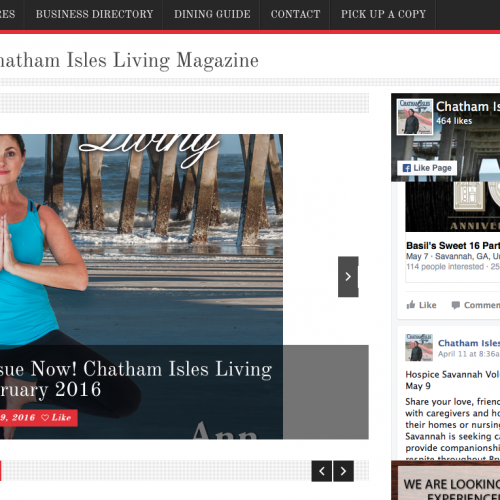 Beaufort Website Design | Chatham Isles Living Magazine | PickleJuice Productions