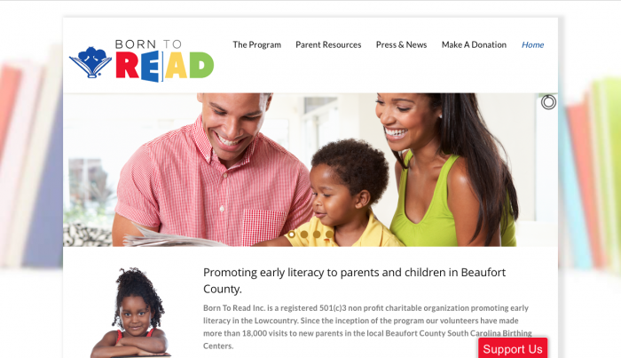 Beaufort Web Design | Born To Read | PickleJuice Productions