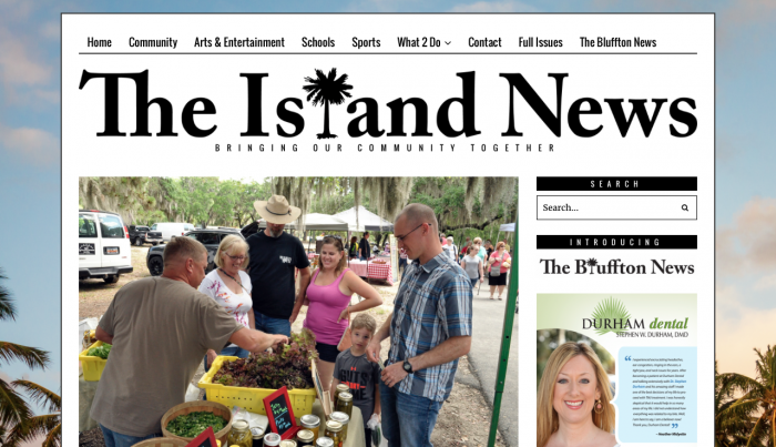 The Island News Web Design | PickleJuice Productions