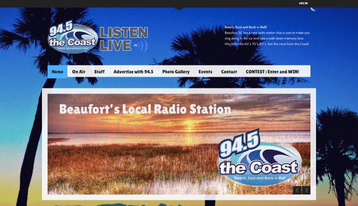 94.5 The Coast Web Design | Beach, Soul and Rock-n-Roll