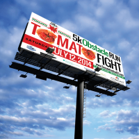 Billboard Design - Tomato Festival - PickleJuice.com