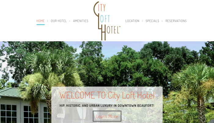 CITY LOFT HOTEL in the Historic District - Beaufort, SC | PickleJuice Productions